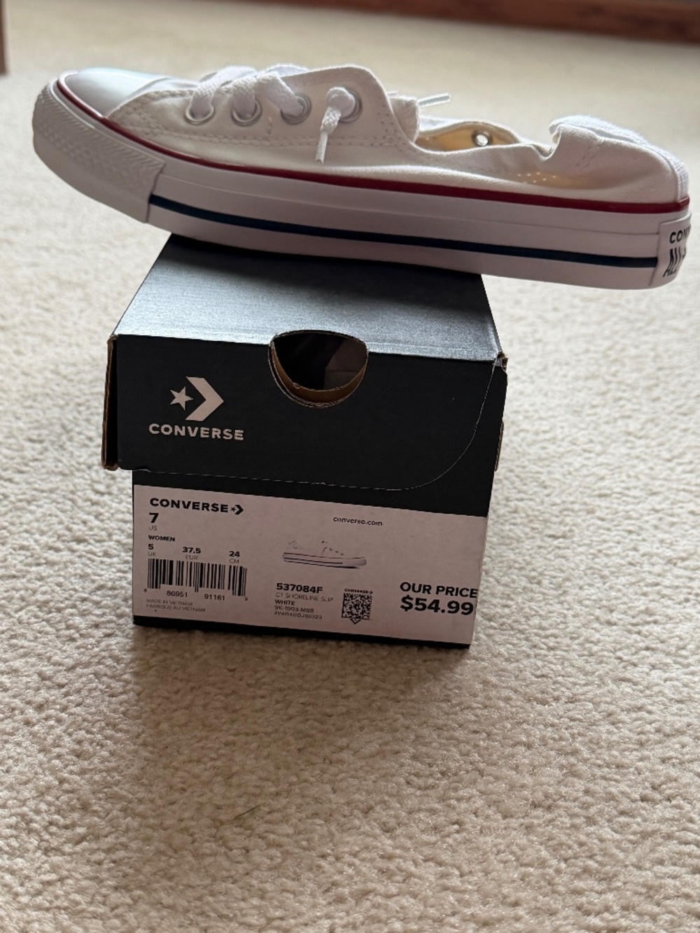 BRAND NEW Woman’s 7 Converse CT Shoreline Slip Shoes